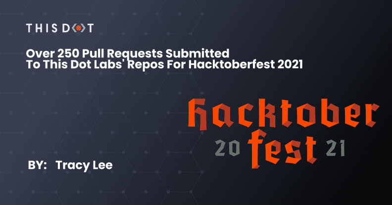 Over 250 Pull Requests Submitted to This Dot Labs' Repos for Hacktoberfest 2021