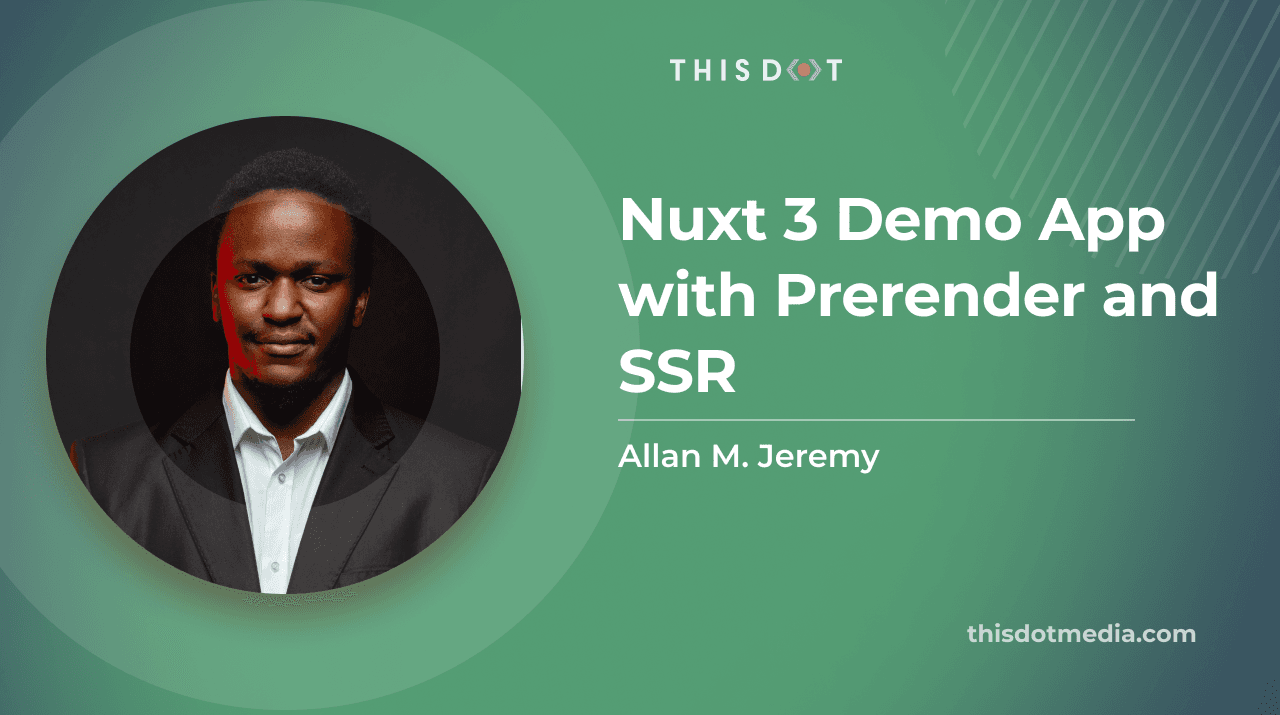 Nuxt 3 Demo App with Prerender and SSR