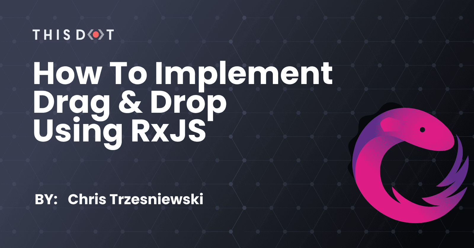 How to implement drag & drop using RxJS