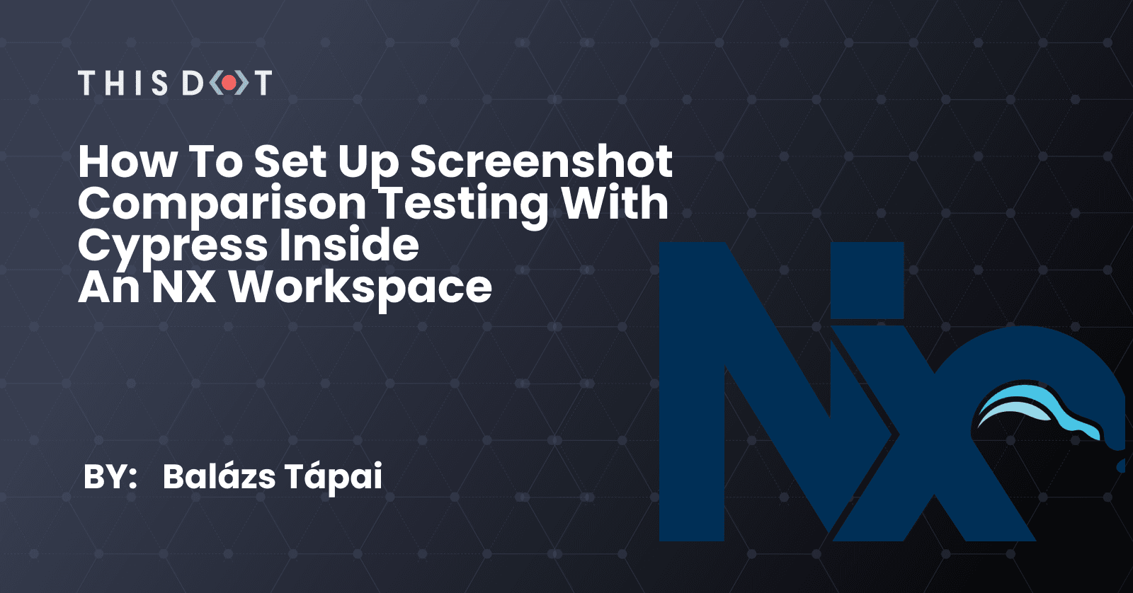 How to set up screenshot comparison testing with cypress inside an NX workspace