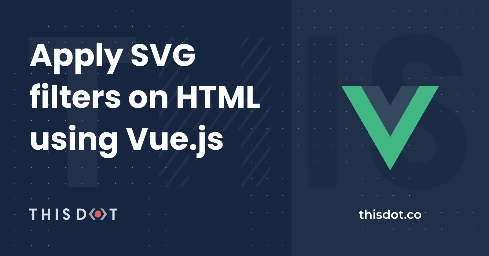 Apply SVG filters on HTML using Vue.js
