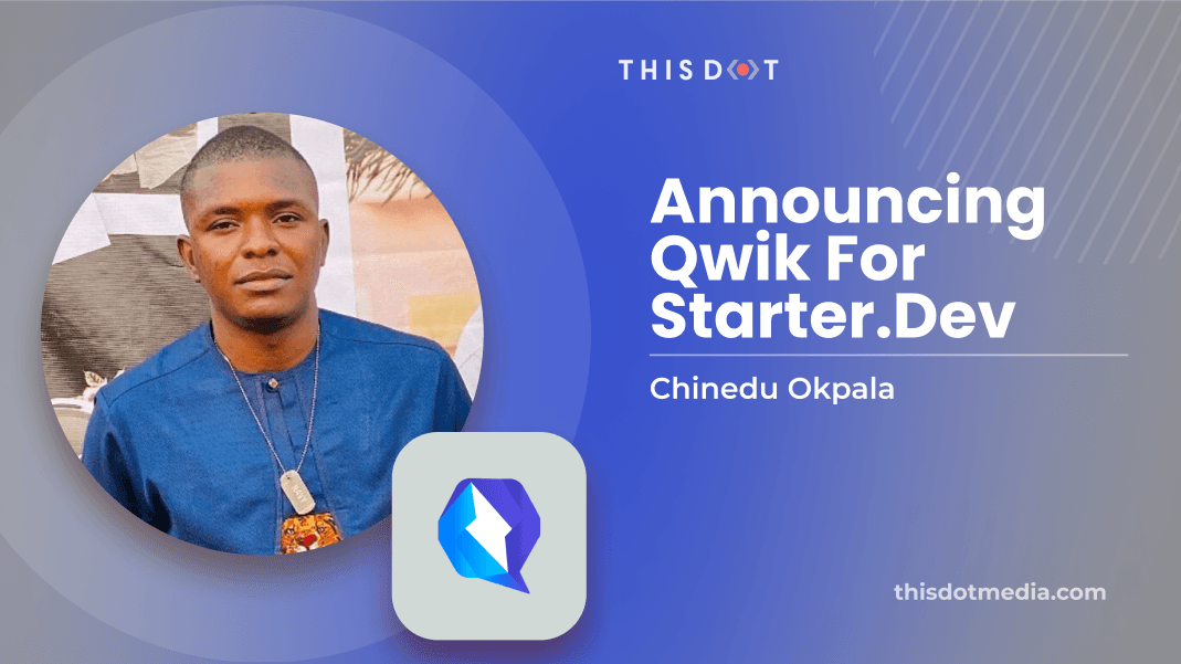 Announcing Qwik for starter.dev