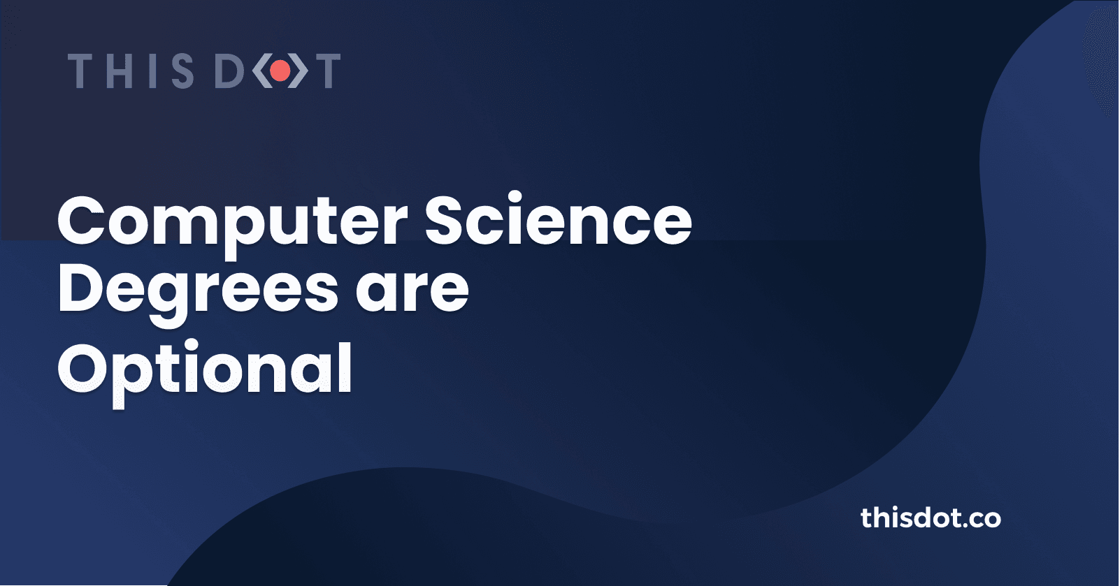 Computer Science Degrees are Optional