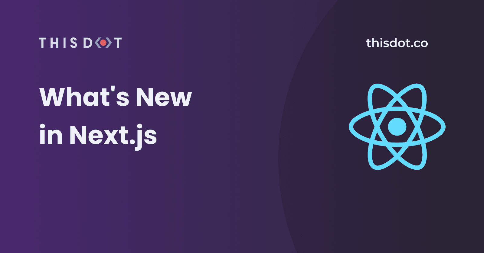 What's New in Next.js