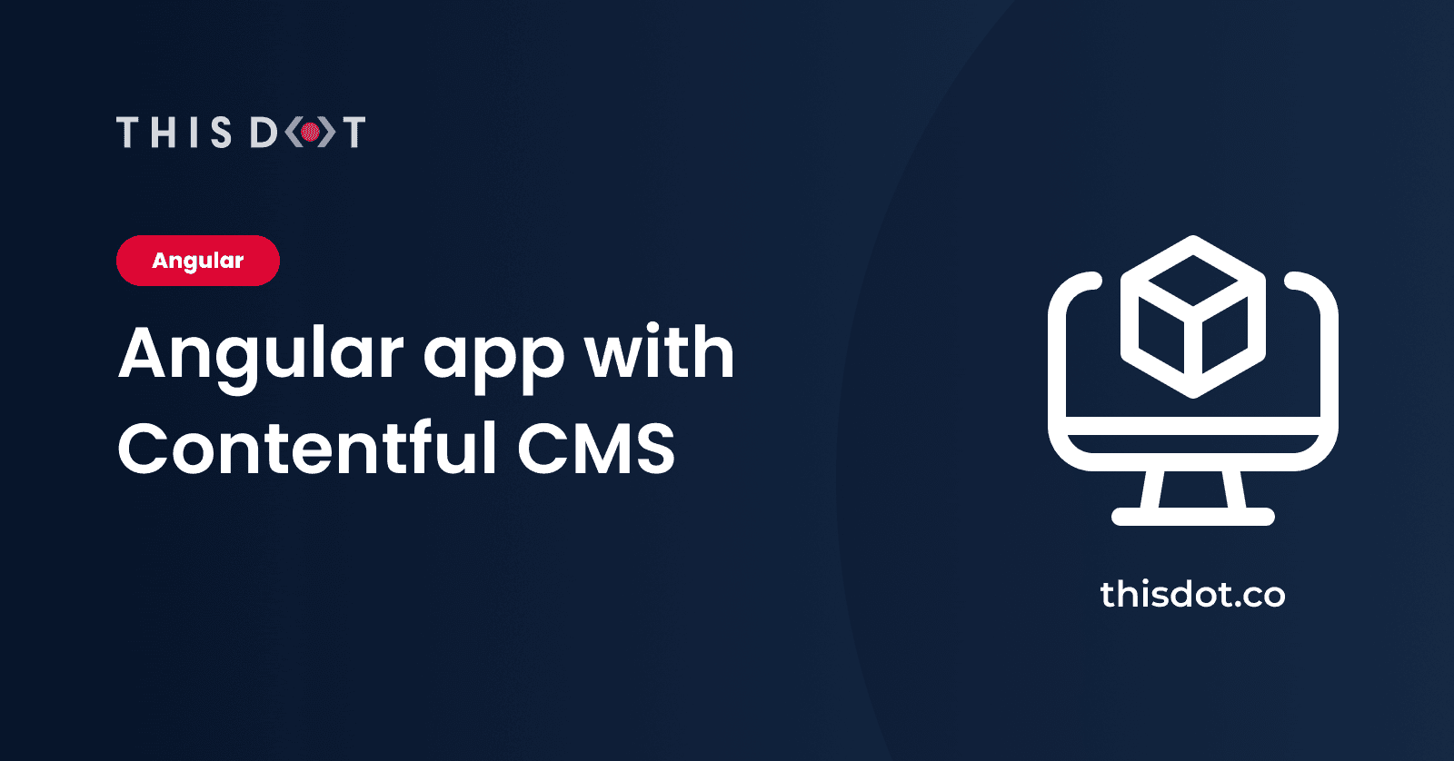 Angular app with Contentful CMS