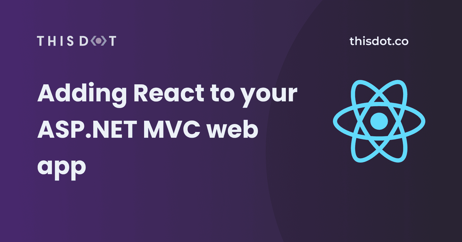 Adding React to your ASP.NET MVC web app