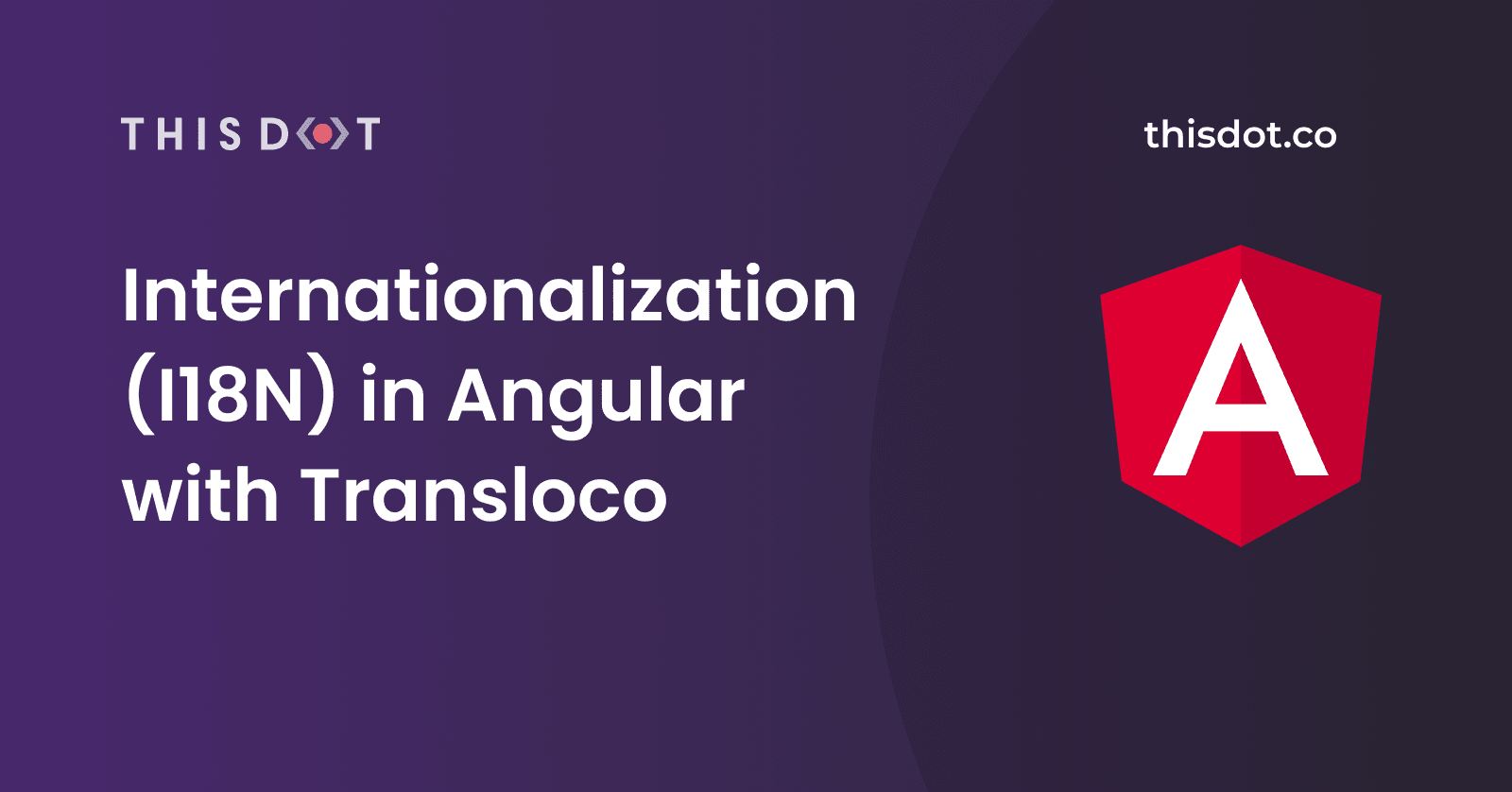 Internationalization (I18N) in Angular with Transloco